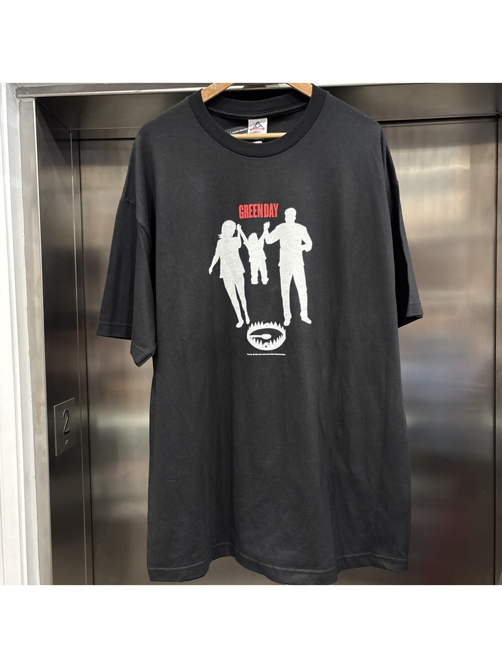 *BNWT * Vintage Y2K Green Day Bear Trap Promo Black XL